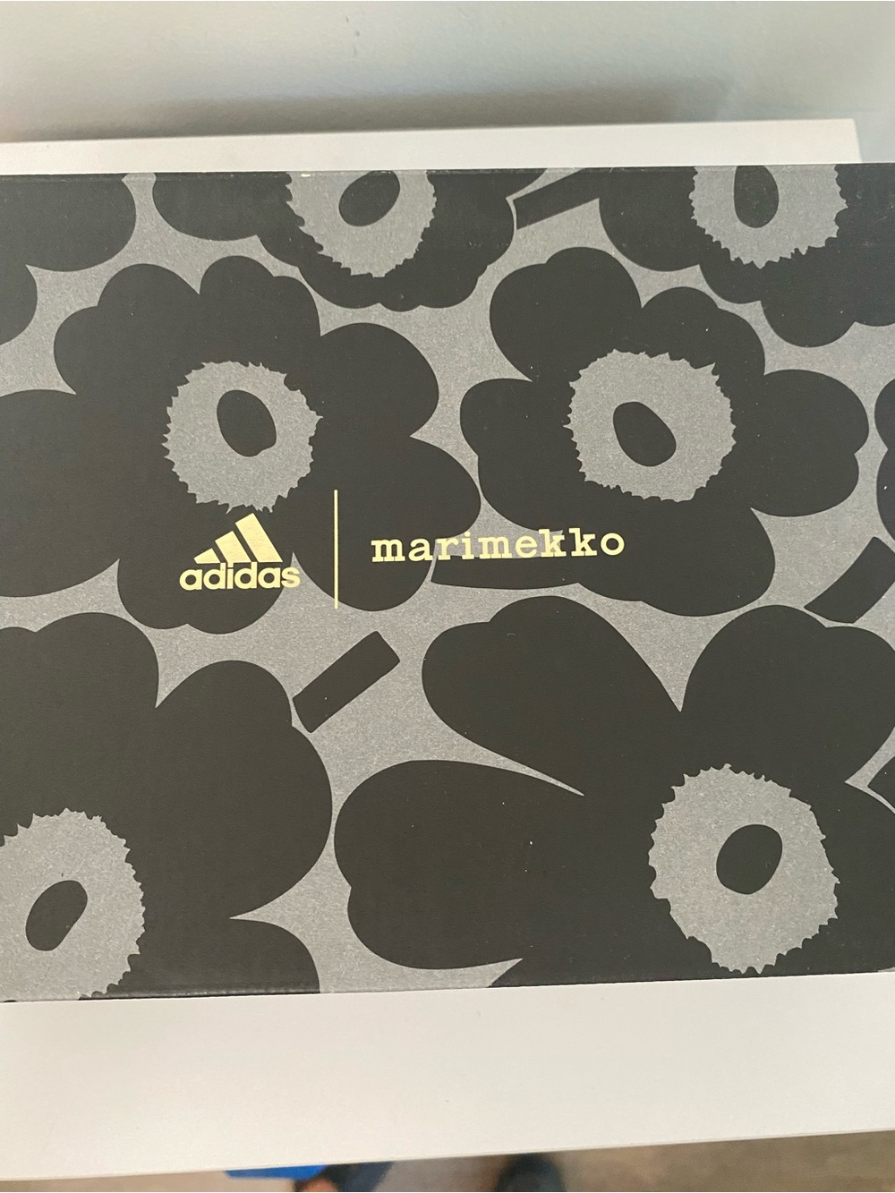 Limited Edition adidas x marimekko Black Floral Running Shoes - Picture 6 of 7